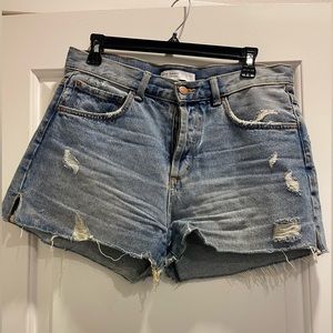 Zara denim shorts